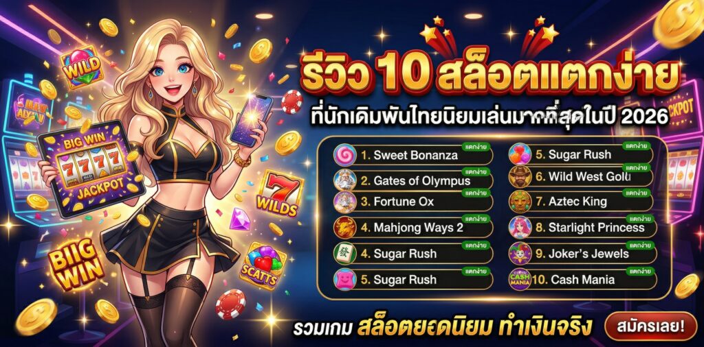 สล็อตยอดนิยม