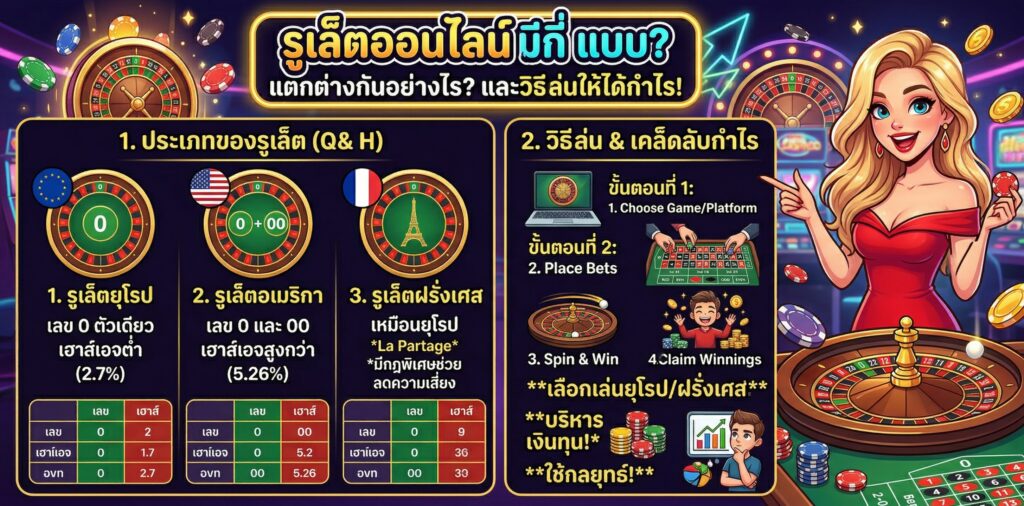 วิธีเล่นรูเล็ต