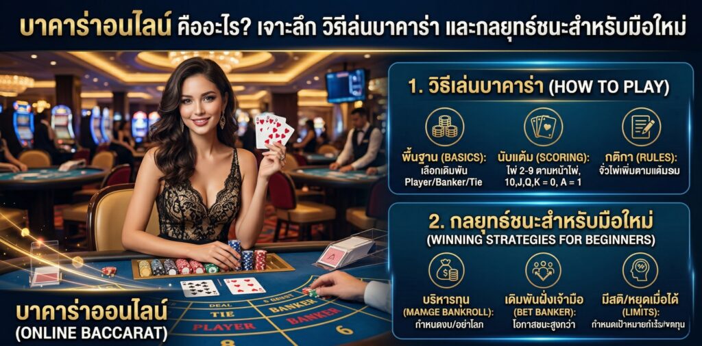 วิธีเล่นบาคาร่า