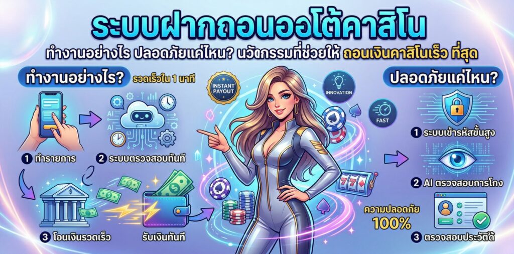 ถอนเงินคาสิโนเร็ว