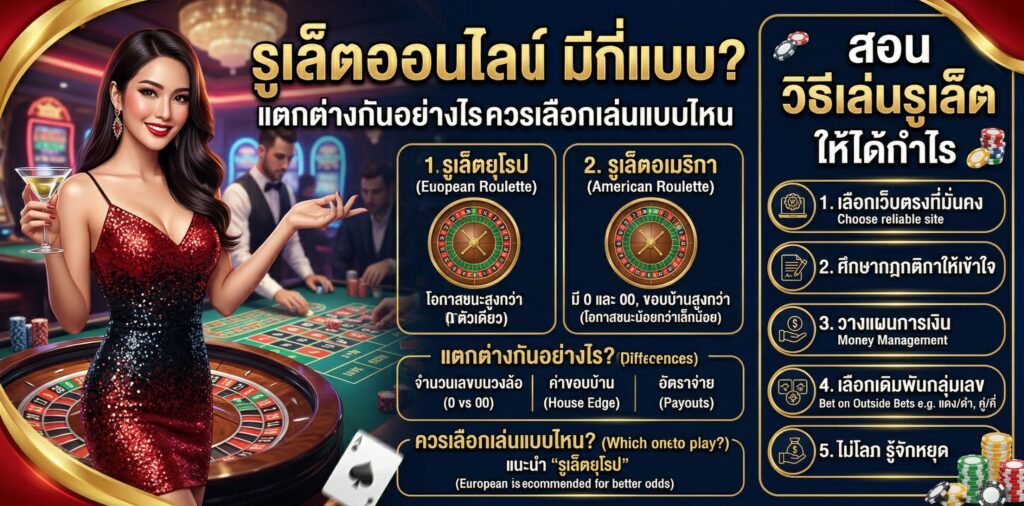 วิธีเล่นรูเล็ต
